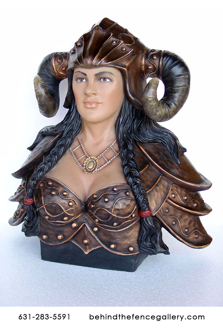 Female Viking Head Bust