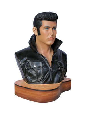 Elvis Presley Bust on Guitar Base