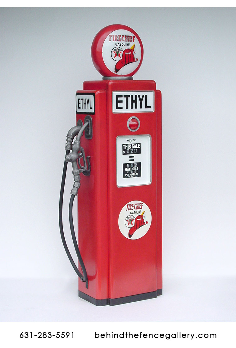 Gas Pump Cabinet - Red