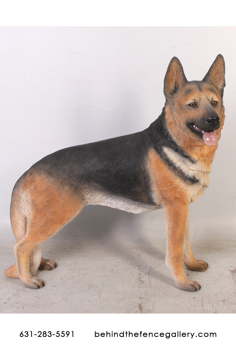 German Shepherd Statue