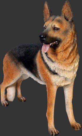 German Shepherd Statue