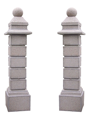 GRANITE GATE POST