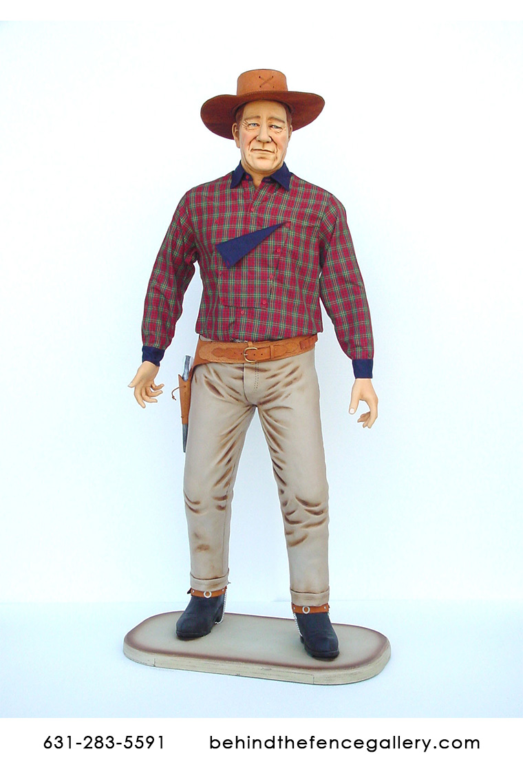 John Wayne Statue - 6ft