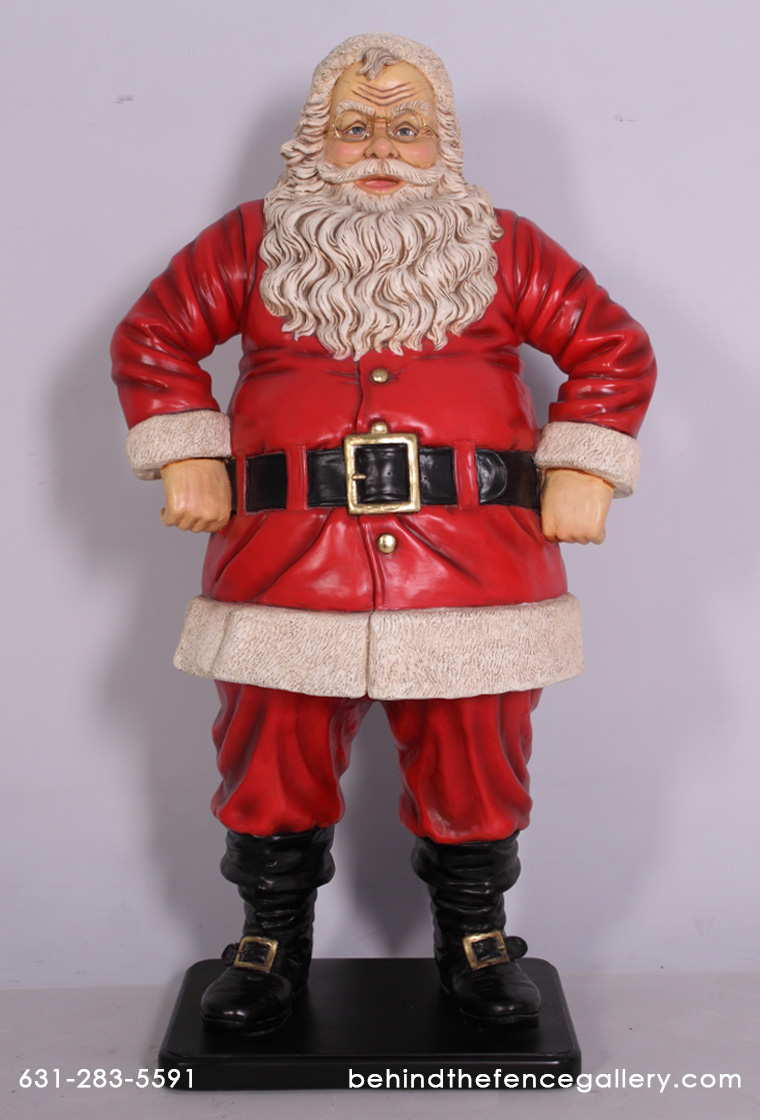 Jolly Santa 4ft. Statue