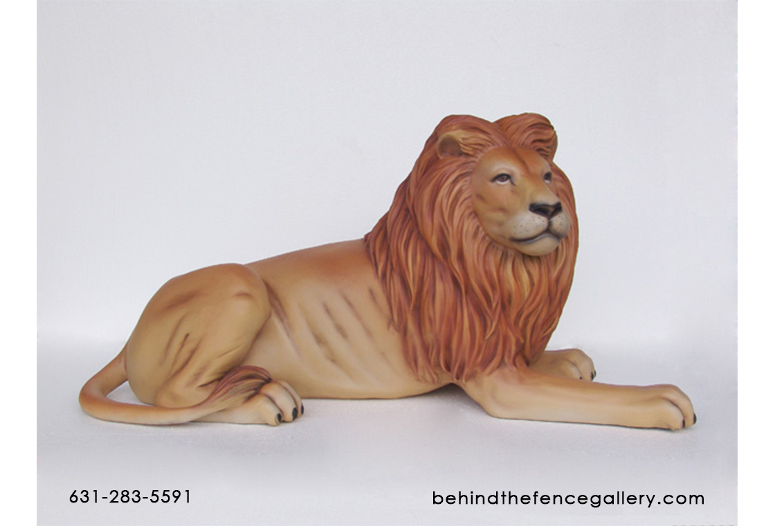 King Lion Laying Statue