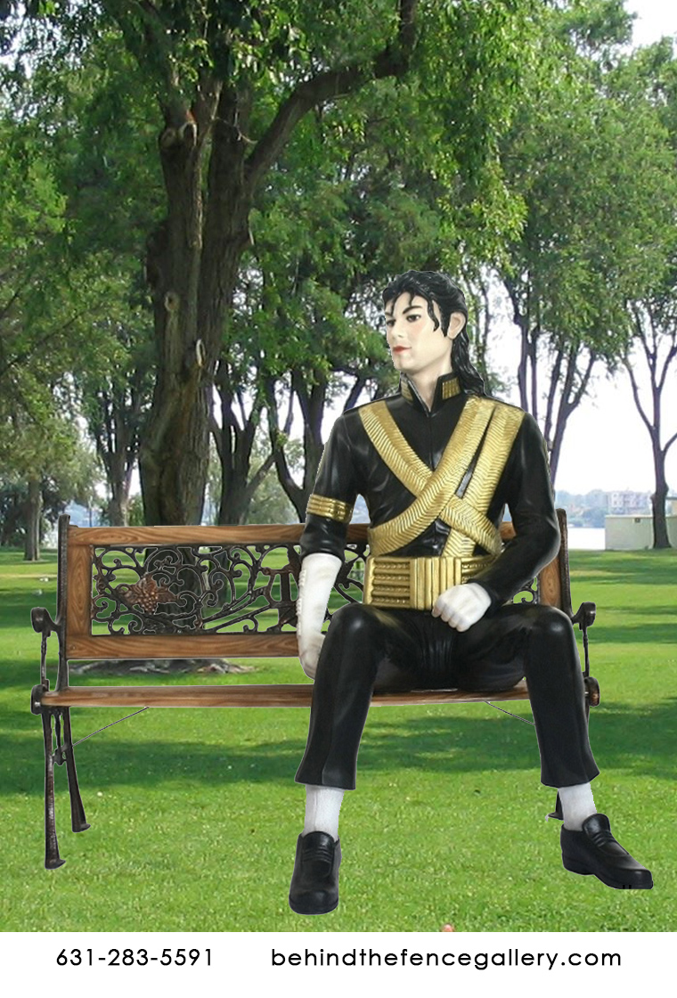 MJ Sitting Statue