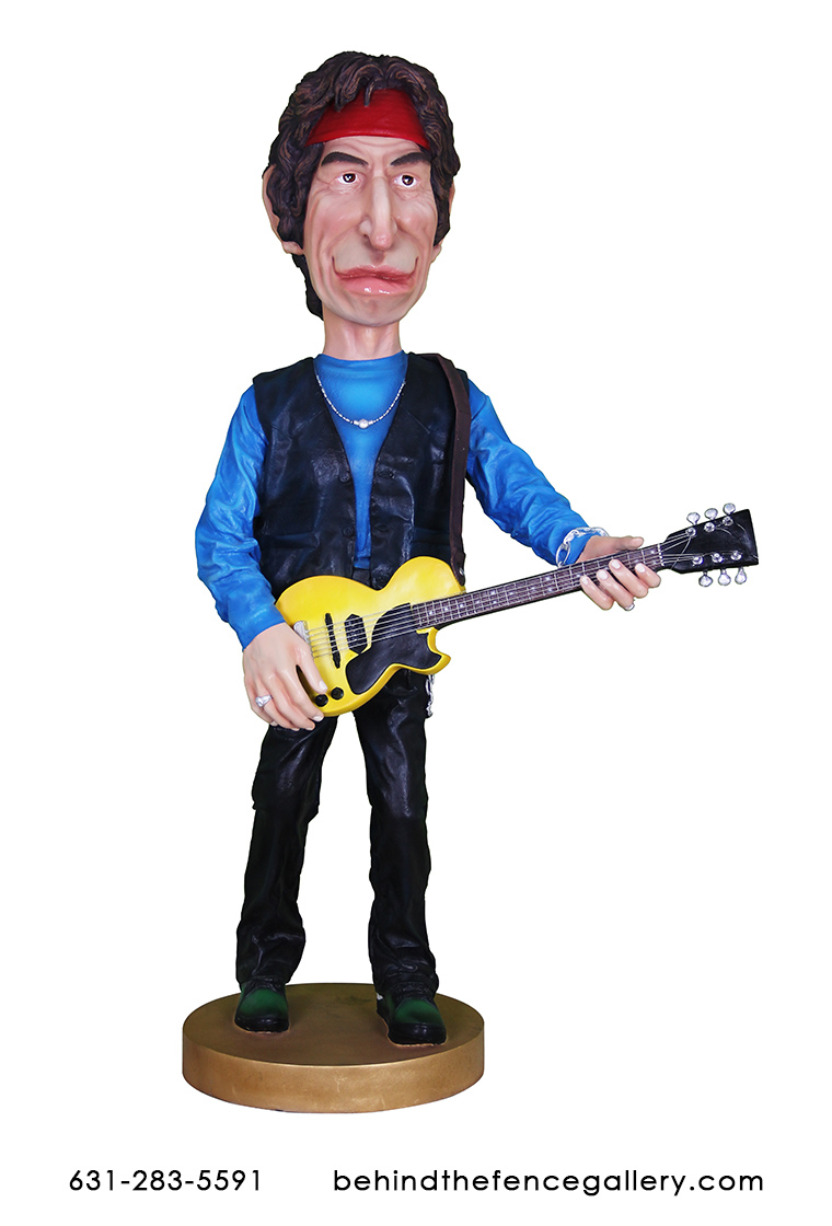 K. Richards Caricature Statue