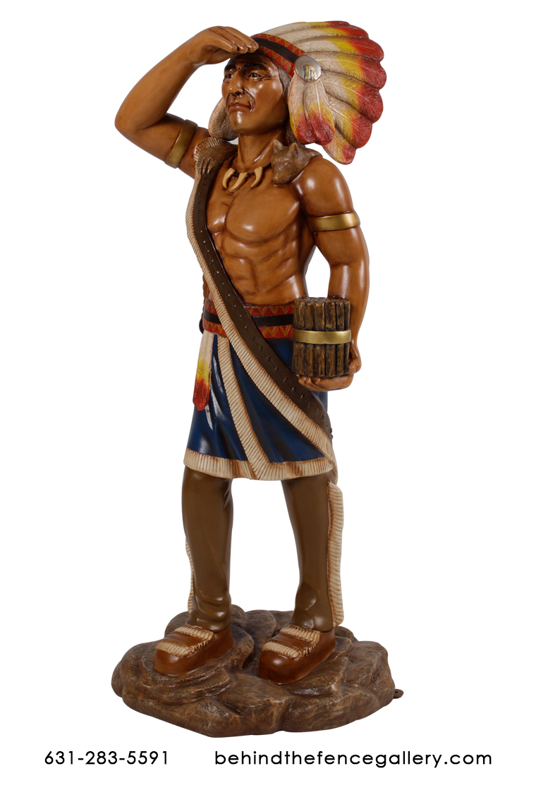 3 ft. Tobacco Store Indian Chief Statue