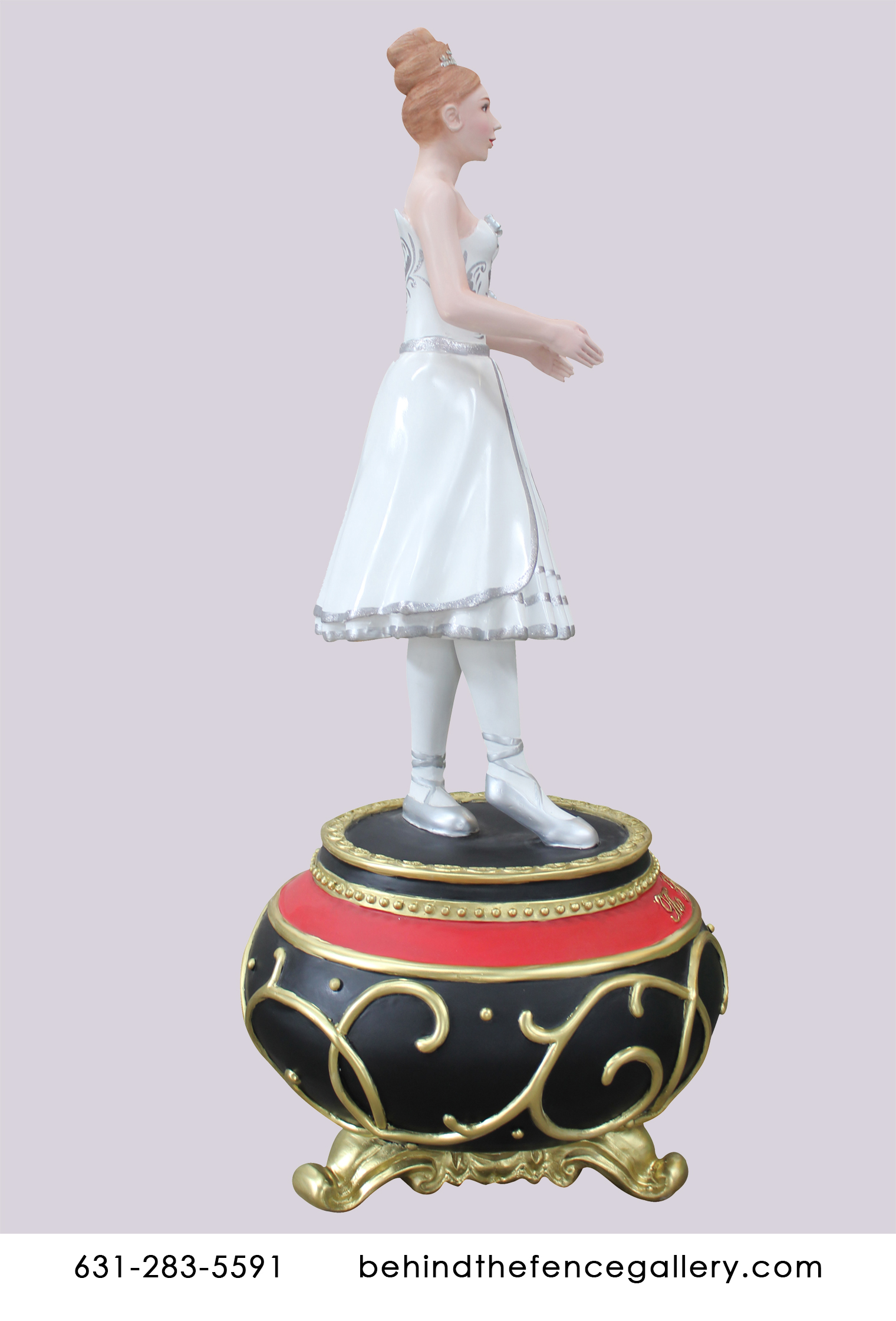 Ballerina Statue Nutcracker Swan Figurine