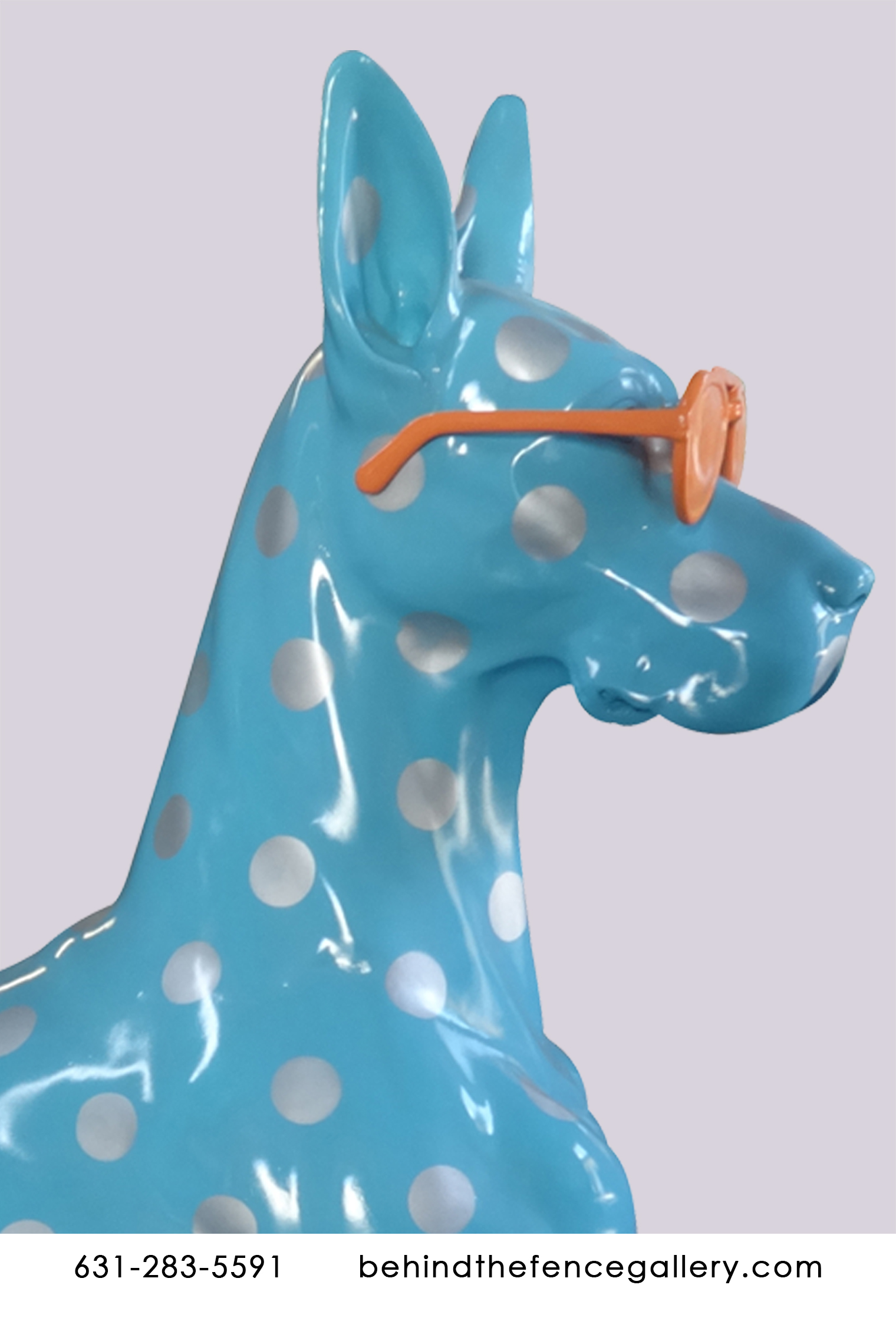 Pop Art Great Dane in Shades Statue