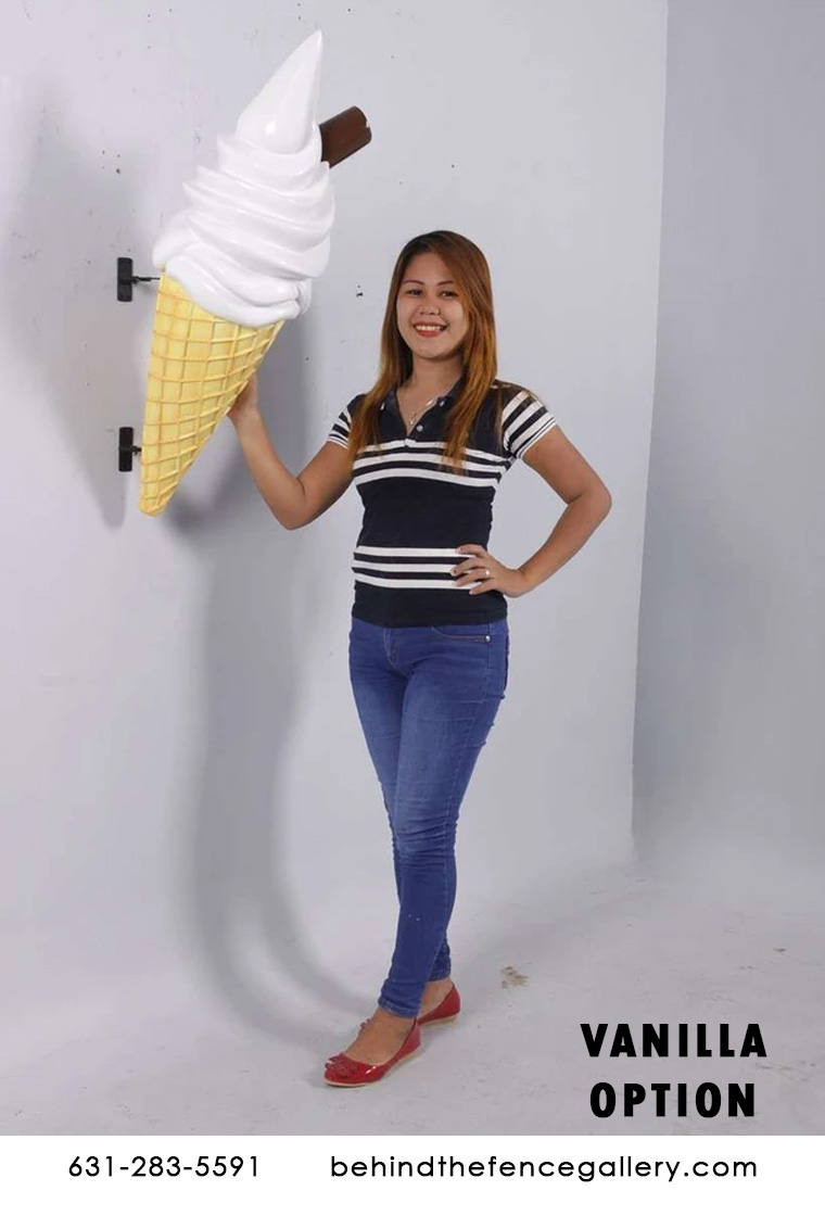 Mini Soft Serve Ice Cream Wall Mount