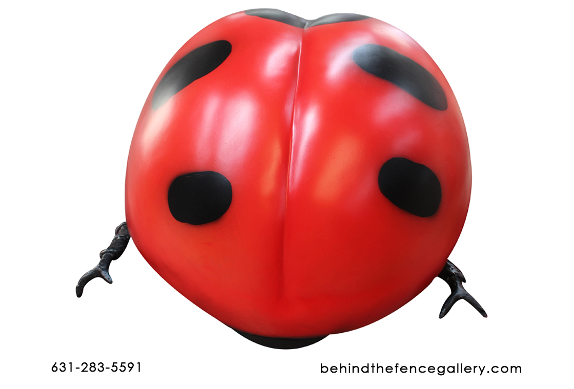 Fiberglass Larger than Life Ladybug Beetle Statue