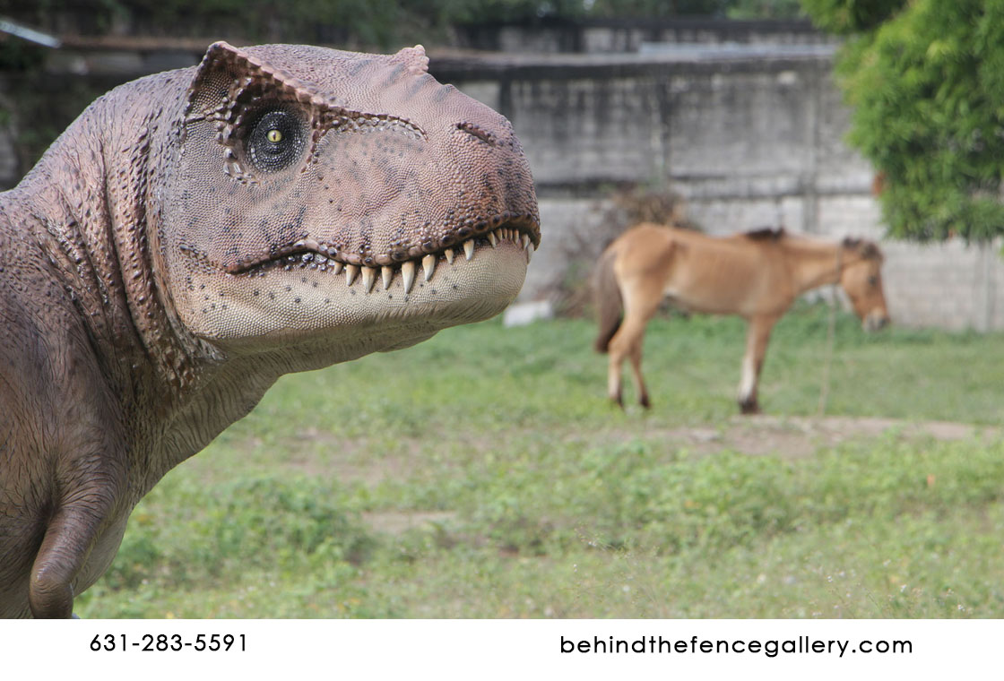Young Trex Statue Dinosaur Prop