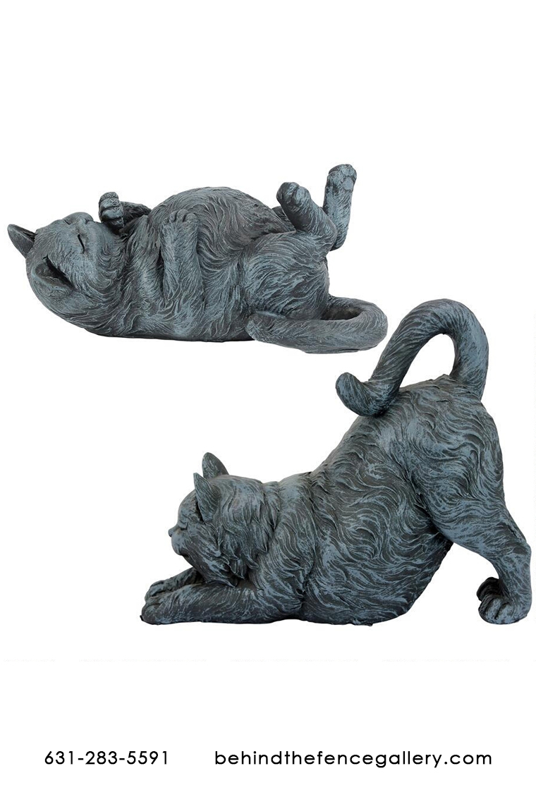 Playful Cat Statue Set