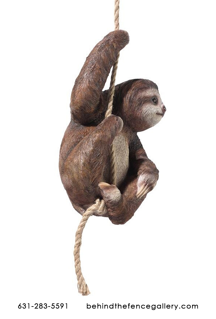 Hazelnut The Three Toed Hanging Sloth Statue