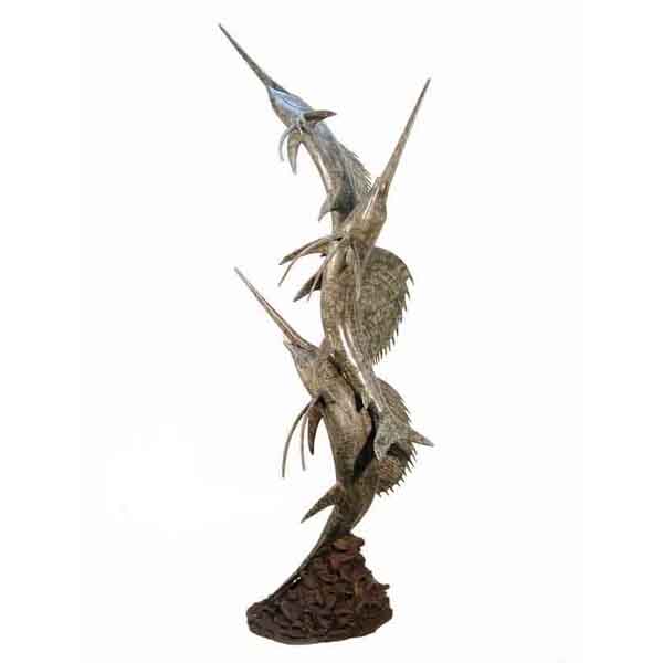 Sail Fish Bronze Fountain