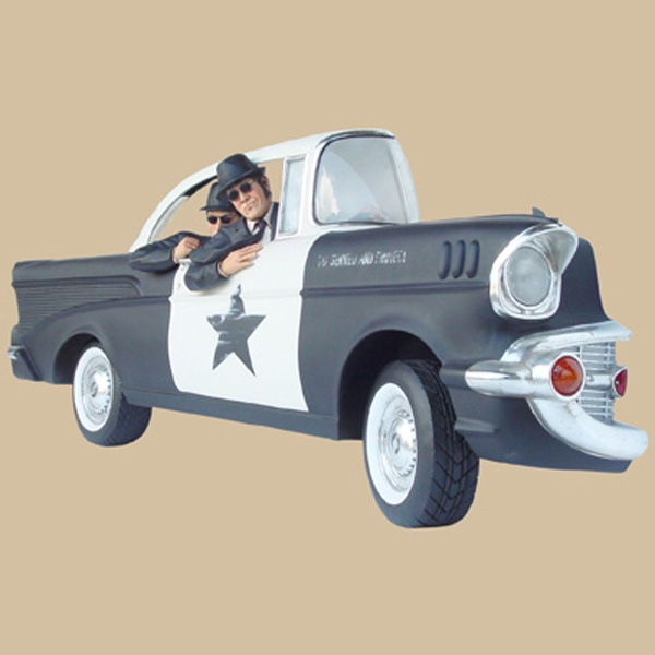 Police Car with 2 Brothers