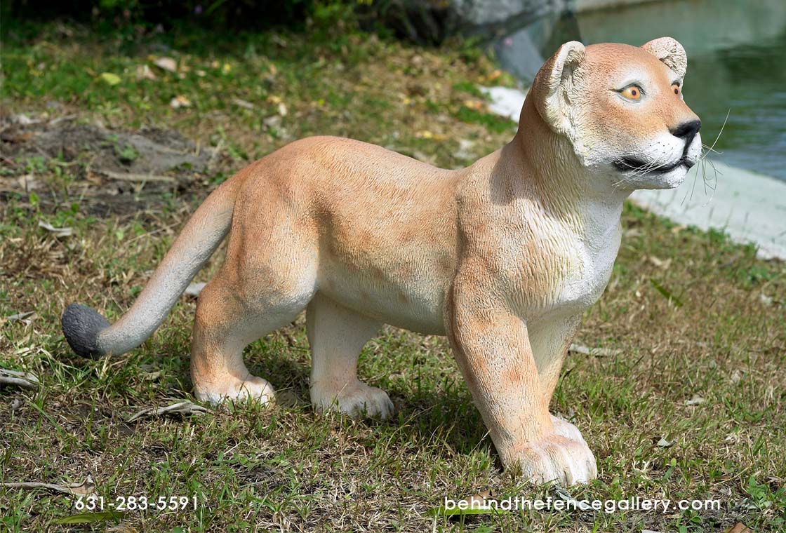 Lion Cub Standing Statue