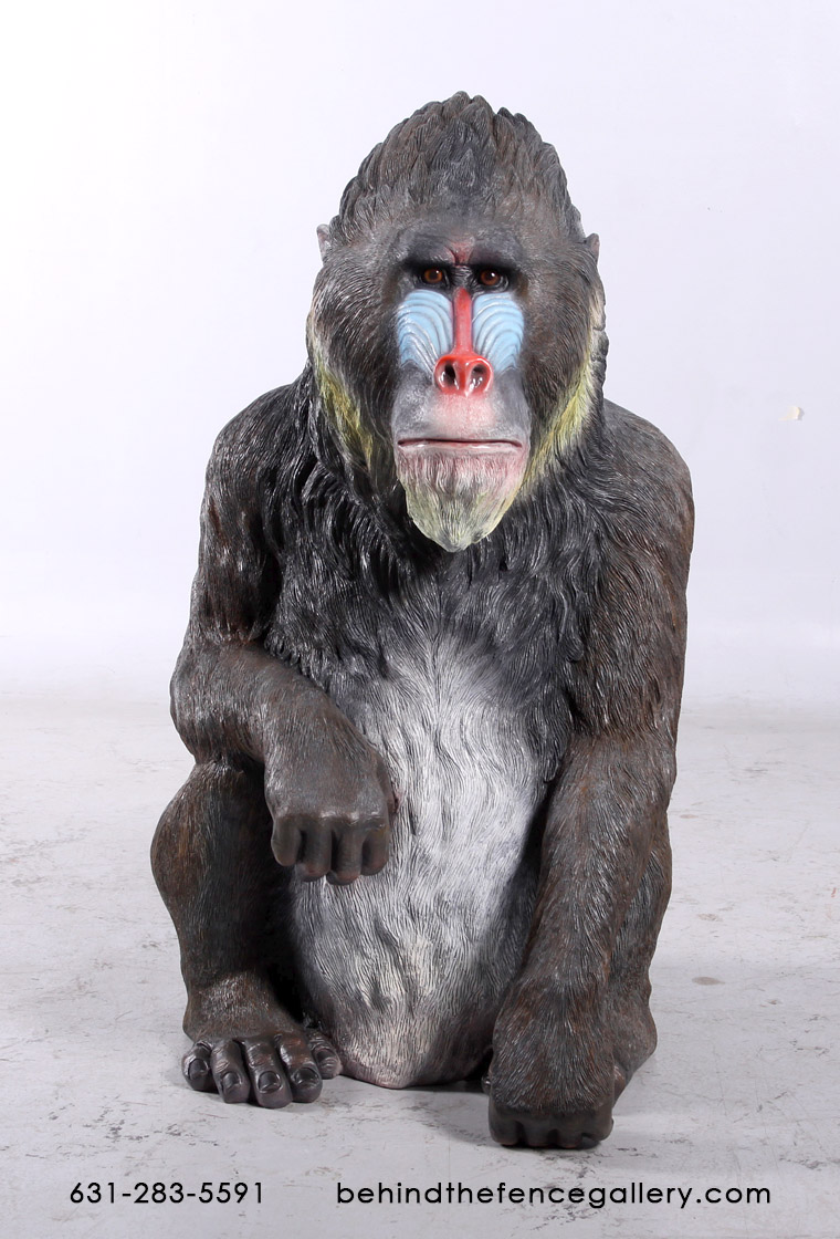 Mandrill Statue