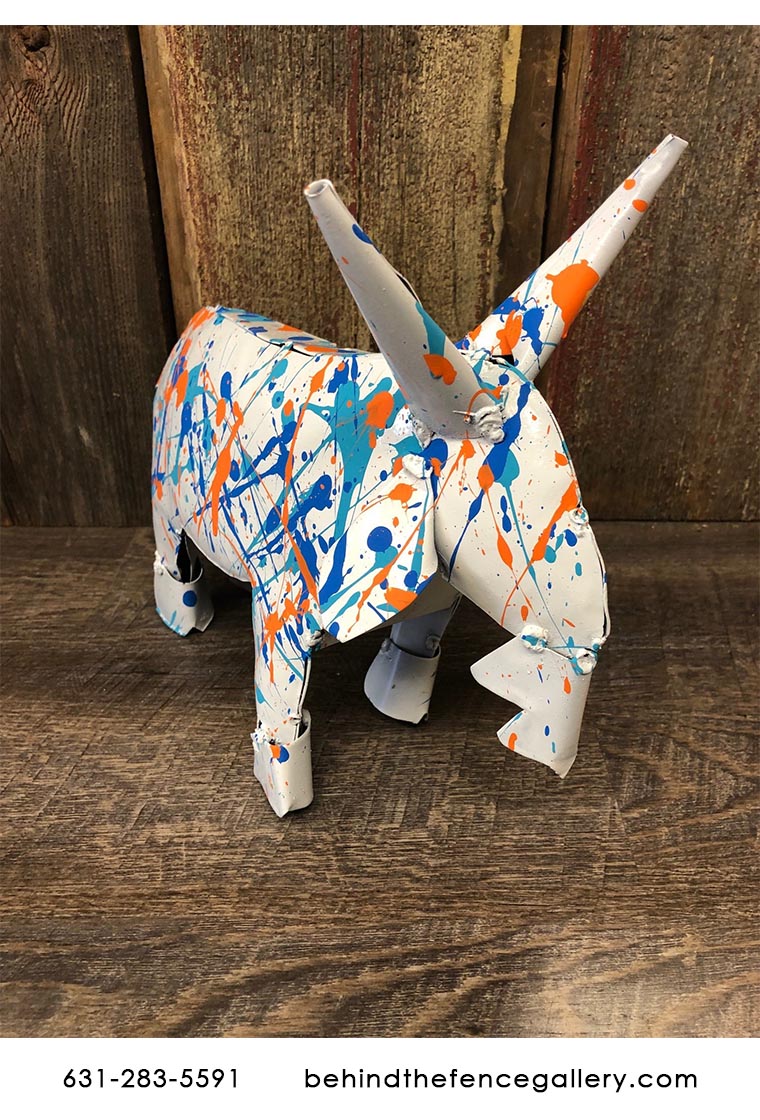 Recycled Metal Goat Statue - Custom