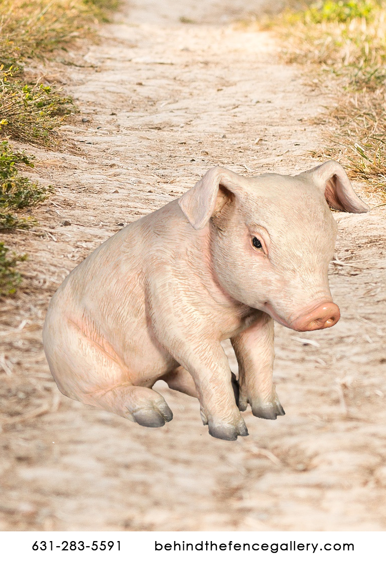 Piglet Statue Sitting