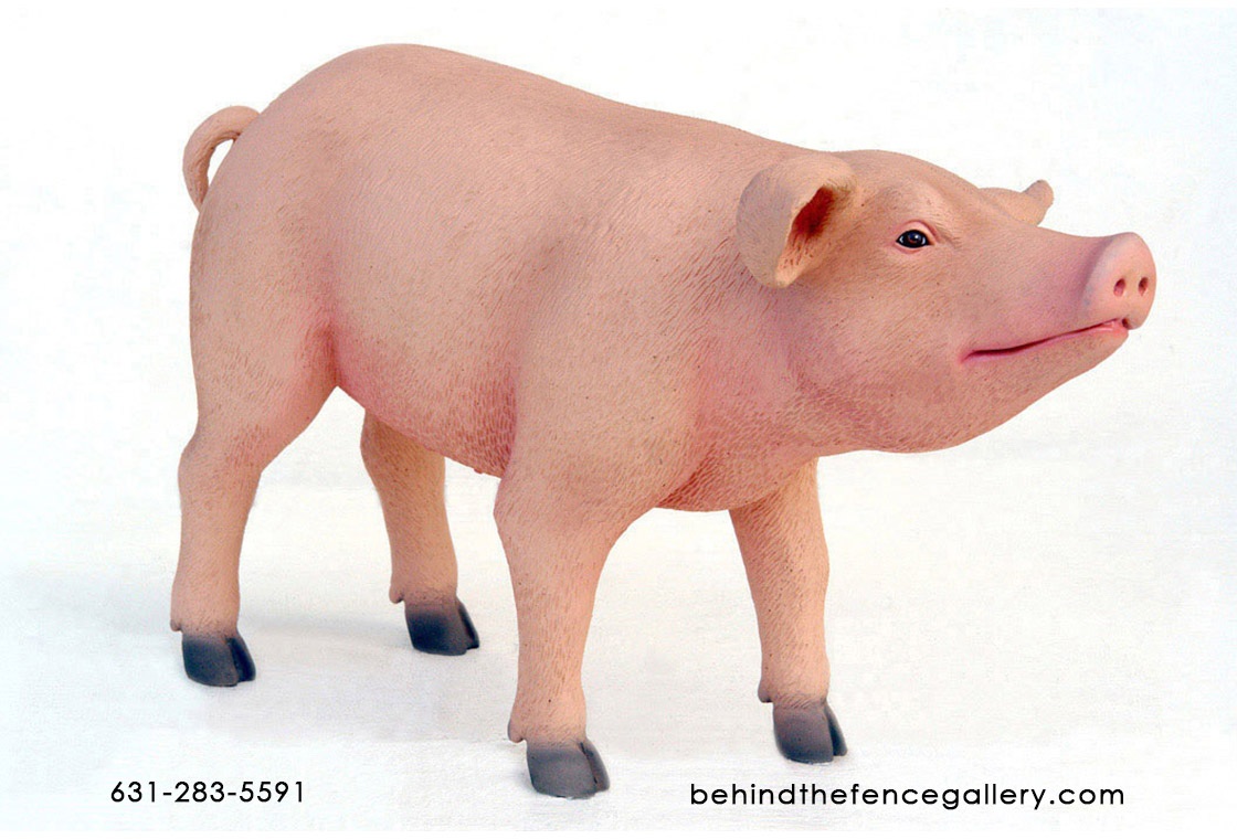Pig Standing Statue
