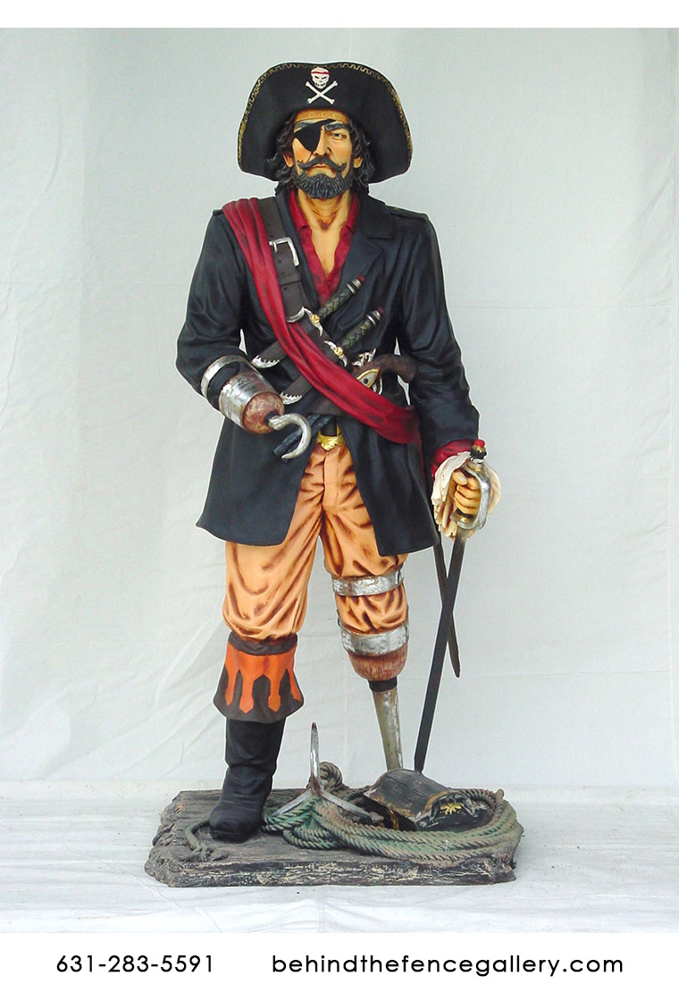 Pirate Captain Statue