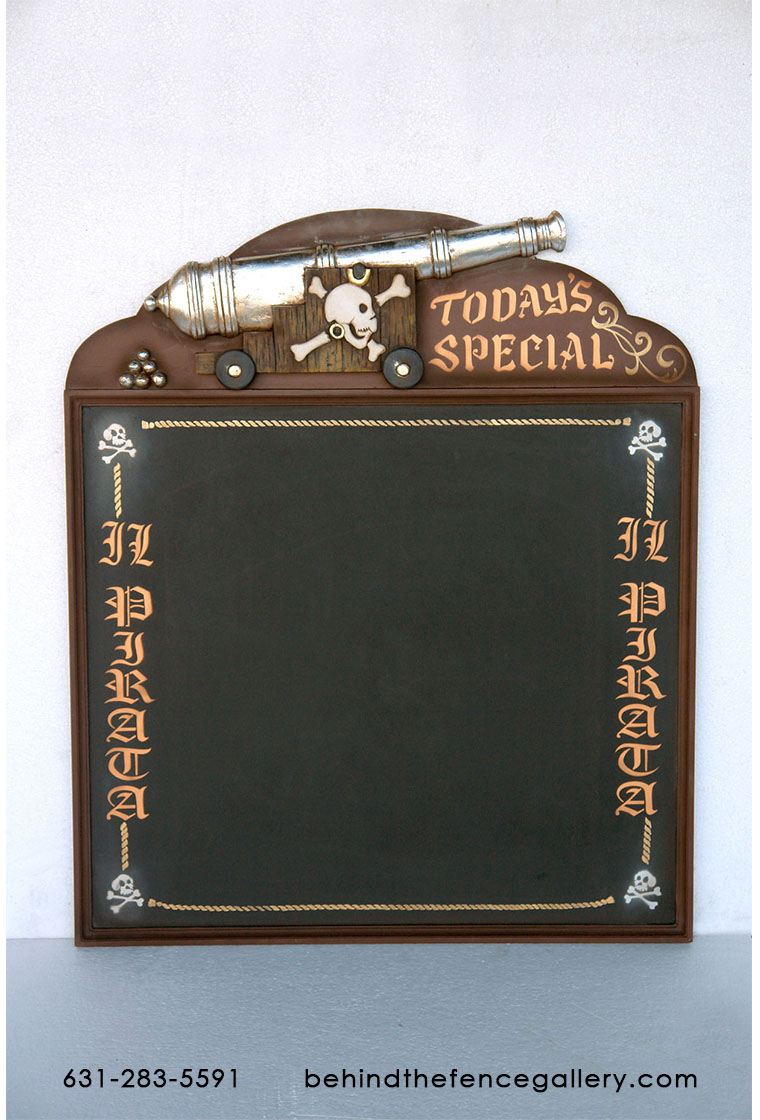 Pirate Menu Board