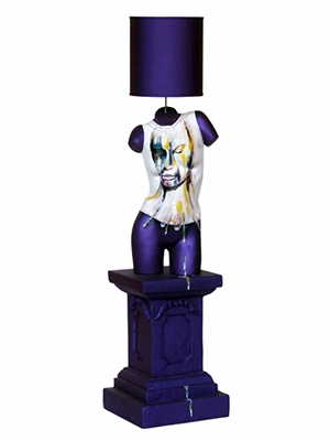 Lamp - Torso Female Painting