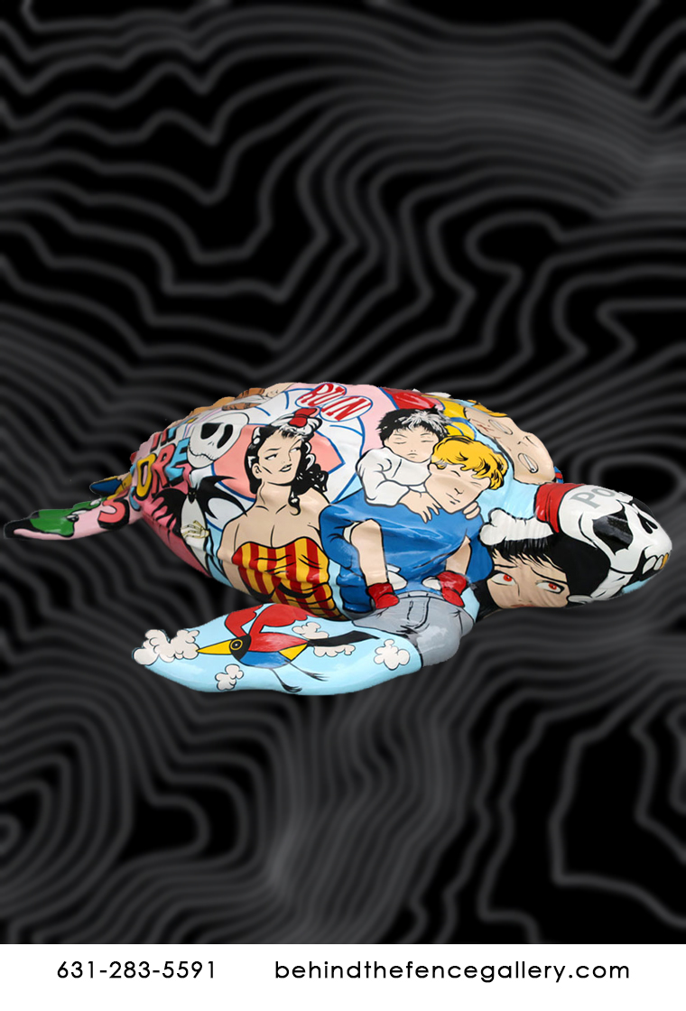 Popart Turtle Statue