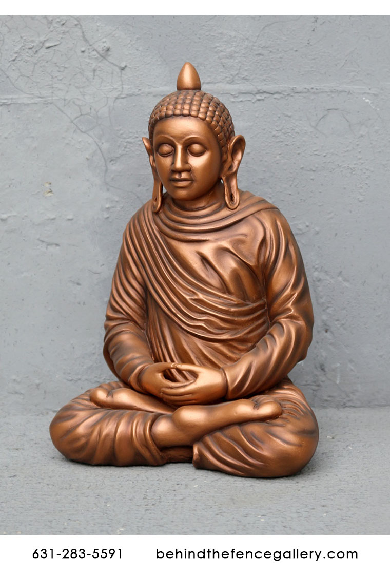 Praying Buddha Monk Statue 2