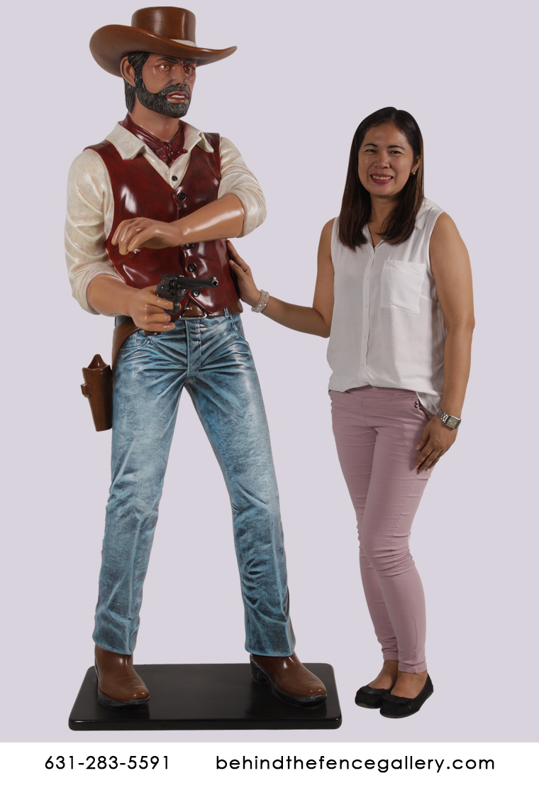 Gunslinger Cowboy Statue