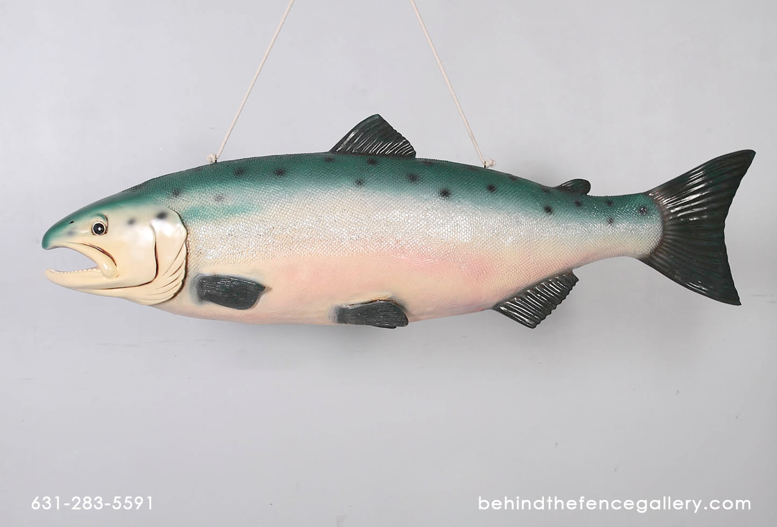 Hanging Salmon Statue